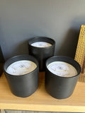 Black 48 oz Candle- Red Currant