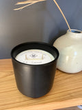 Black 48 oz Candle- Red Currant