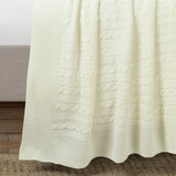 Cable Soft Knitted Blanket/Coverlet