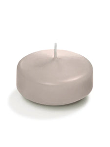 3" Floating Candles - Taupe- Set of 3