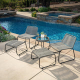 Linden Hills 5 Piece Patio Conversation Set