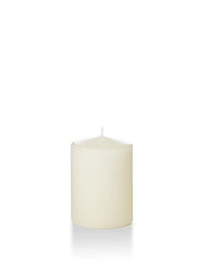 3" x 4” Pillar Candles - Ivory (Set of 3)