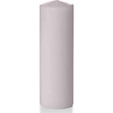 2.25" x 7" Slim Pillar Candles - Hint of Mauve (Set of 4)