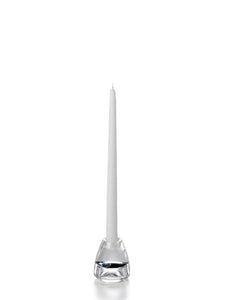 12" Taper Candles - White (Set of 12)
