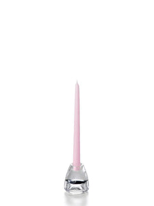 10" Taper Candles- Light Rose (Set of 12)