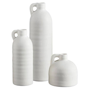 White Vase With Handle Sets/3